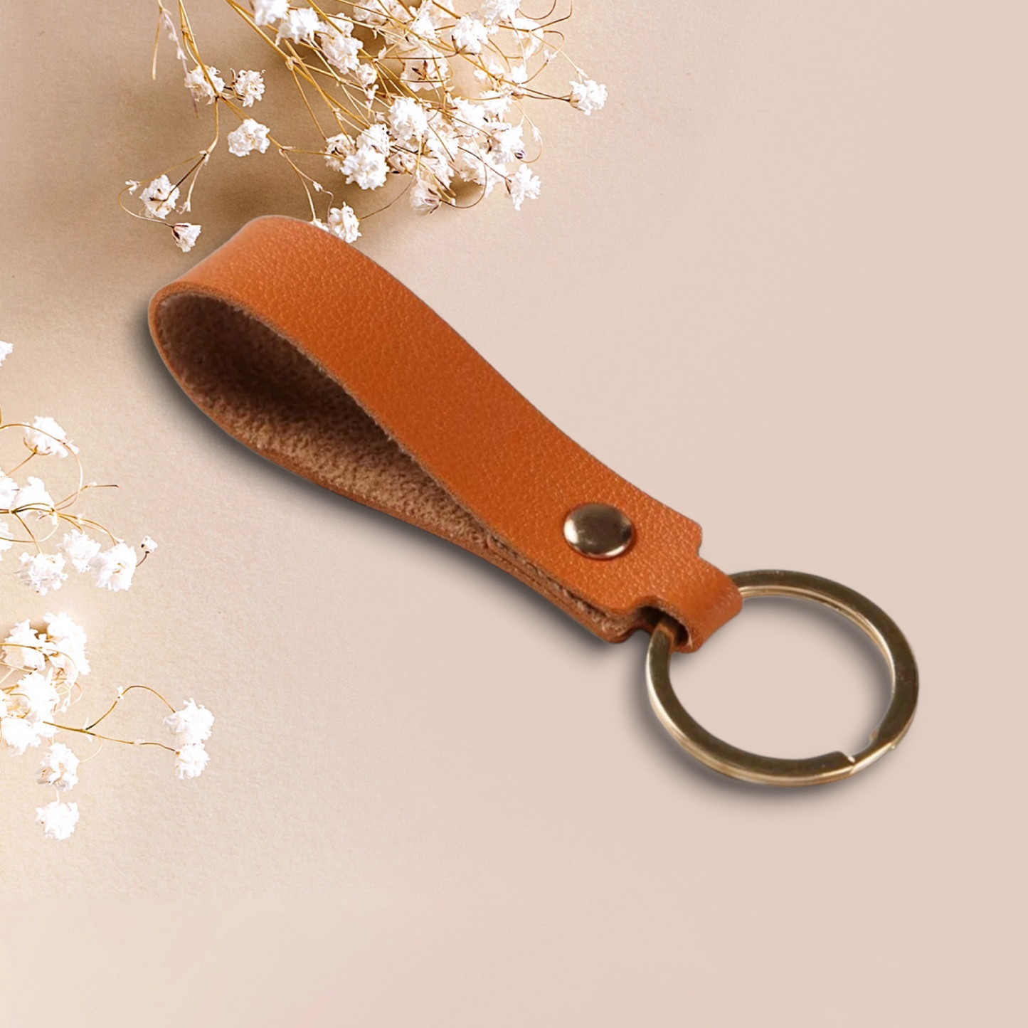 Leather Loop Keychain