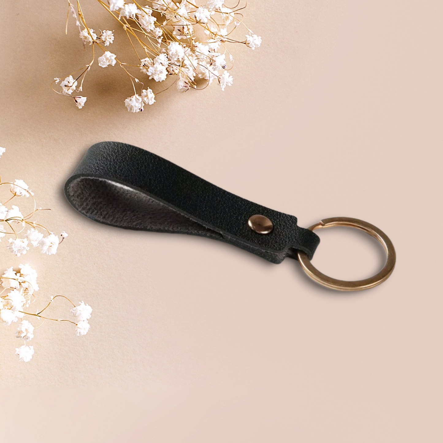 Leather Loop Keychain