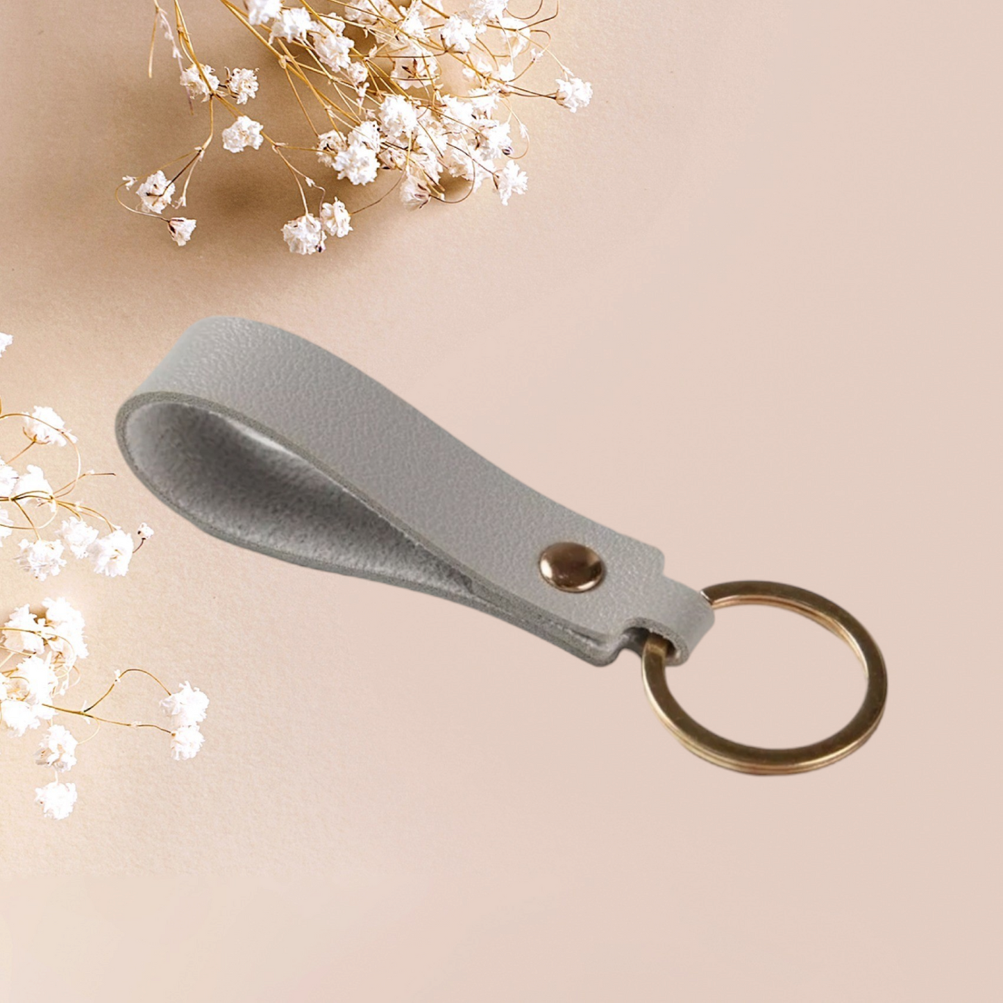 Leather Loop Keychain