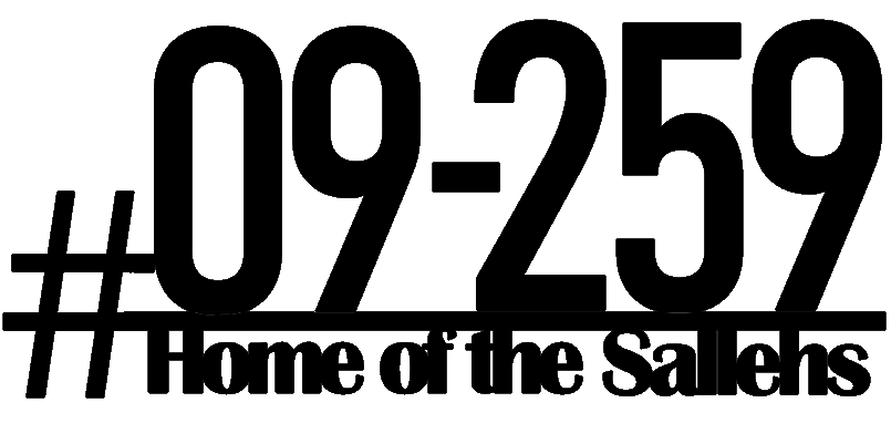 Horizontal Home Unit Number