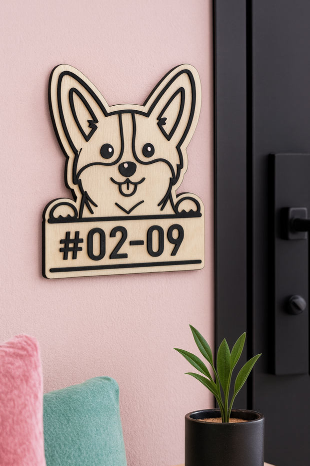 Home Unit Number - Corgi