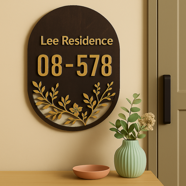 Floral V2 Named Residence Unit Number