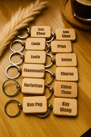 Wooden Keychain
