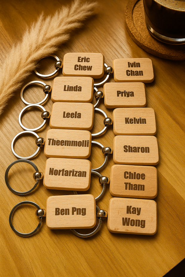Wooden Keychain