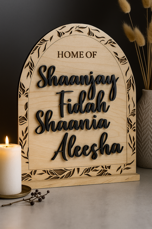 Home of Family Signage