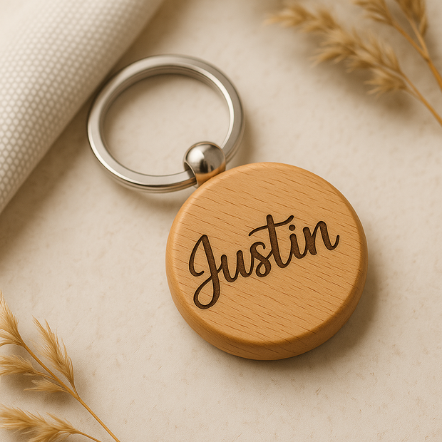 Wooden Keychain