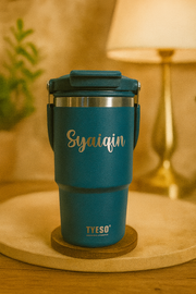 Tyeso Tumbler with Handle - Name Customisable