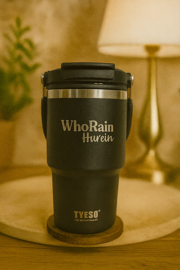 Tyeso Tumbler with Handle - Name Customisable