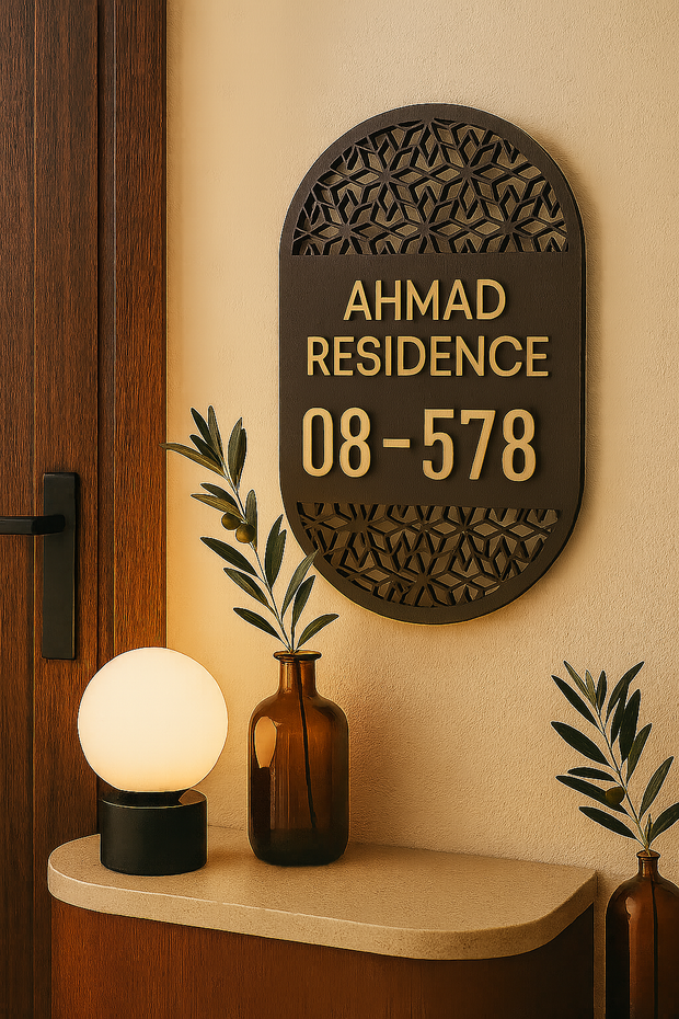 Moroccan Named Residence Unit Number