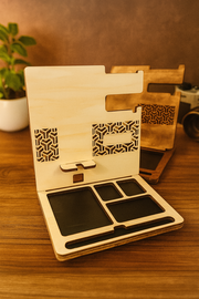 WoodCraft Desk Organiser