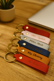 Leather Loop Keychain