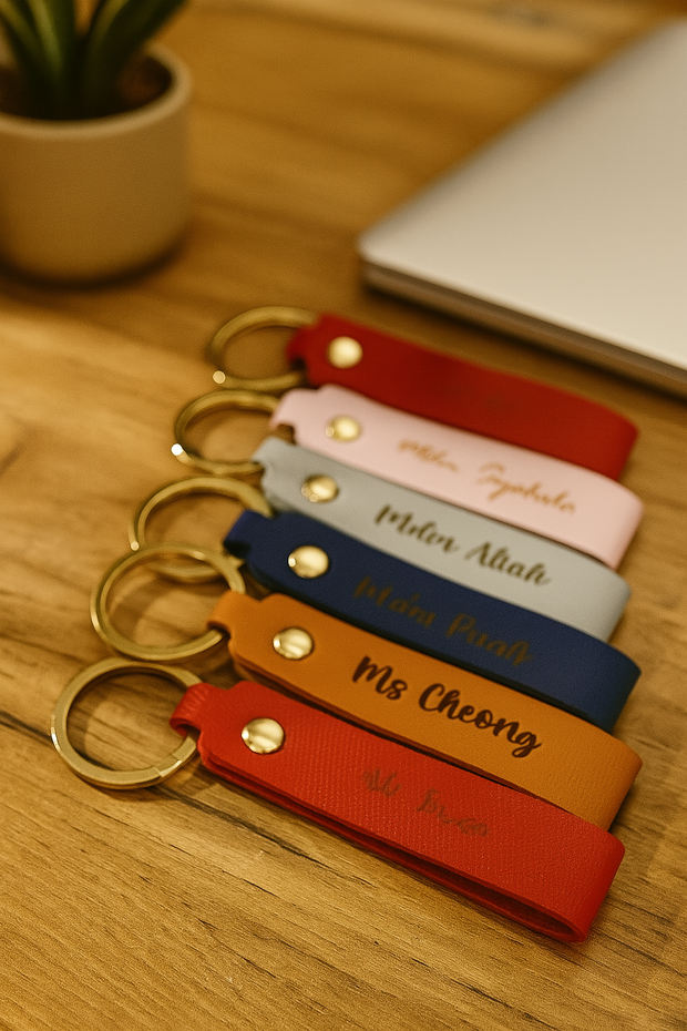 Leather Loop Keychain