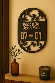 Floral V1 Unit Number + Islamic Greeting