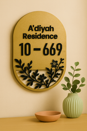 Floral V2 Named Residence Unit Number