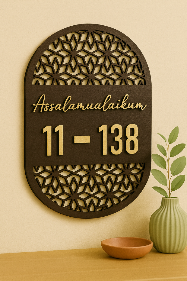 Moroccan Unit Number + Islamic Greeting