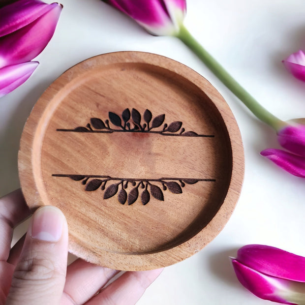 Handcrafted Leaves Coasters