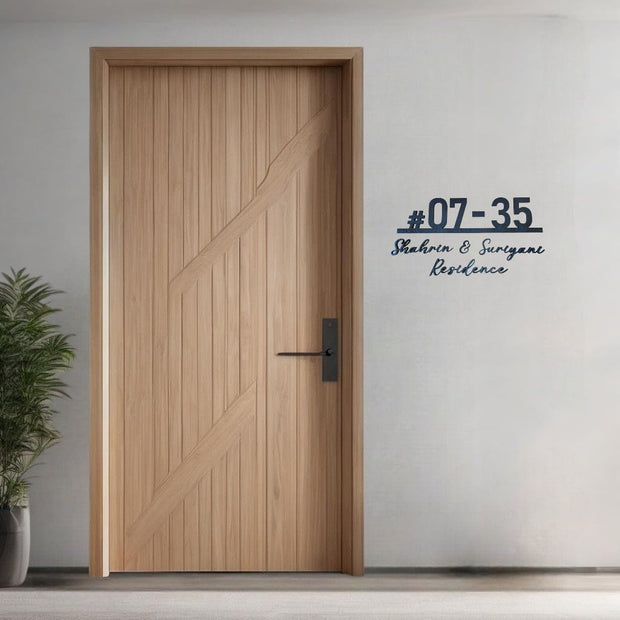 Horizontal Named Residence Unit Number V1