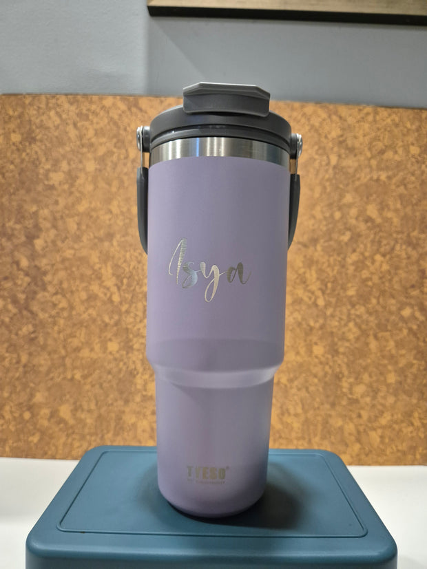 Tyeso Tumbler with Handle - Name Customisable