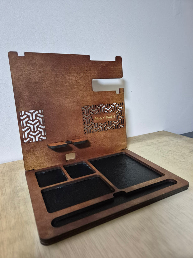 WoodCraft Desk Organiser